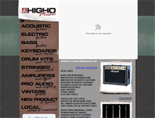 Tablet Screenshot of highomusic.com